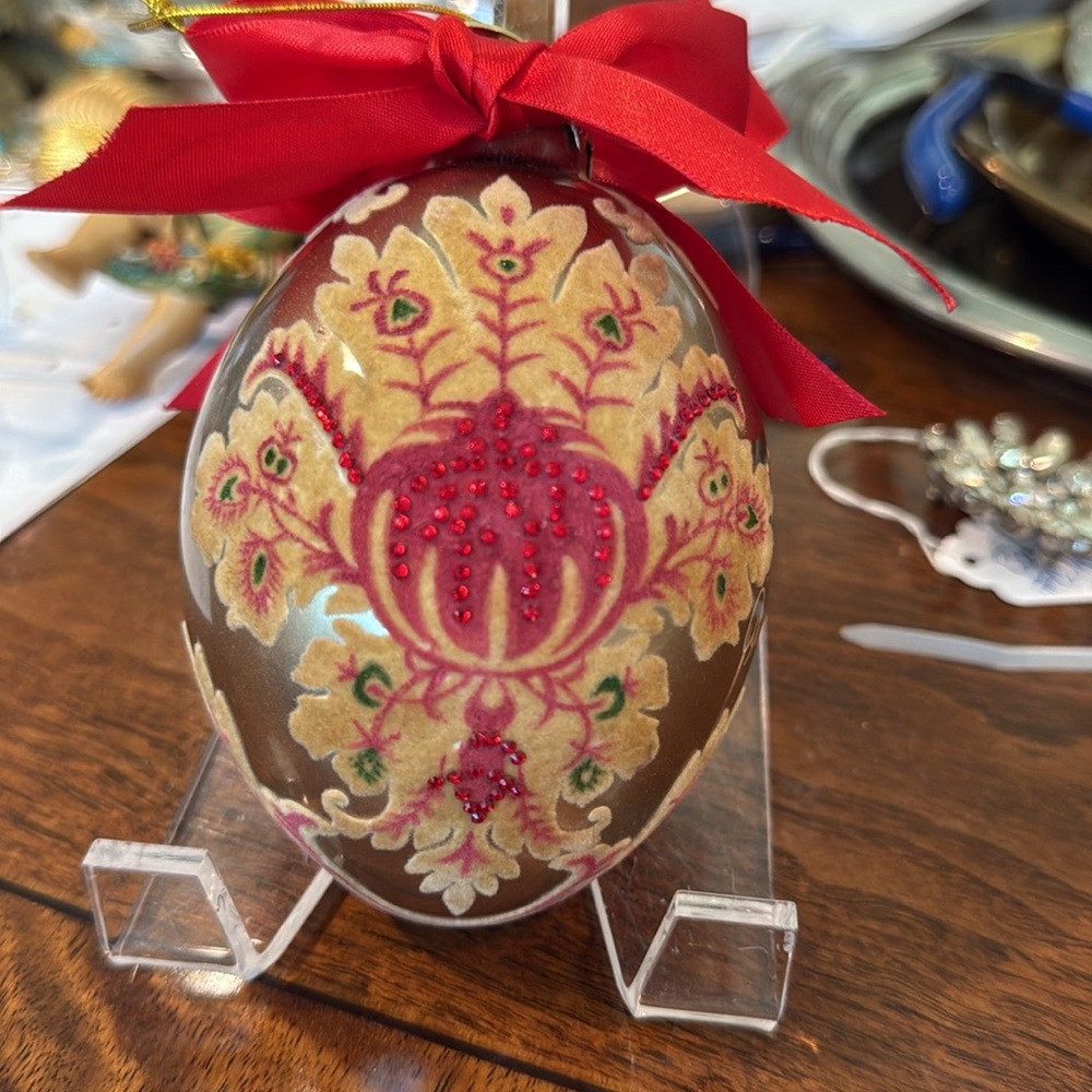 SWAROVSKI ELEMENTS JEWELED CHRISTMAS ORNAMENT Anna Griffin Designs